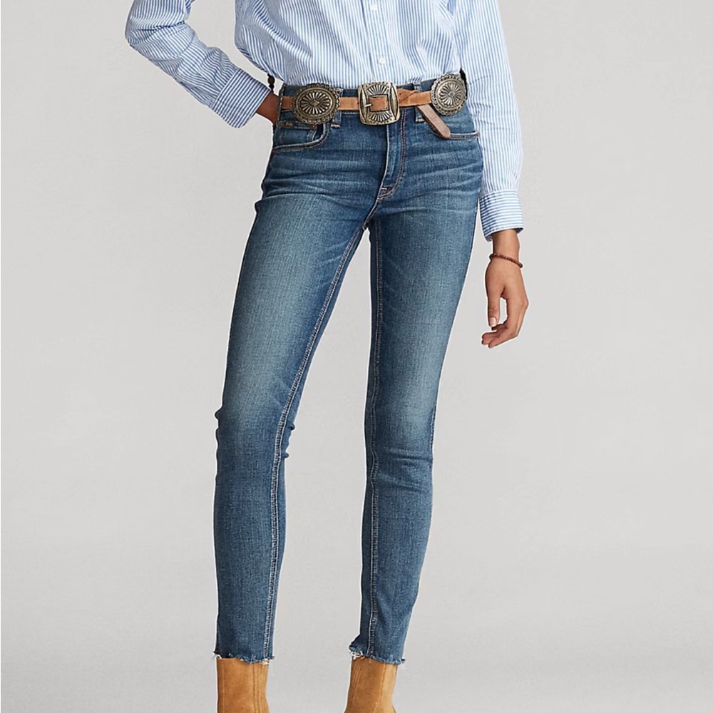 Polo Ralph Lauren Tompkins MidRise Skinny Crop Jeans